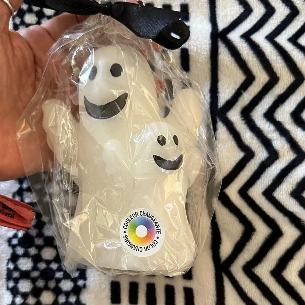 Ghost Candle Halloween Color Changing